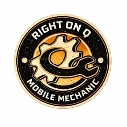 Right on Q Mobile Mechanic logo